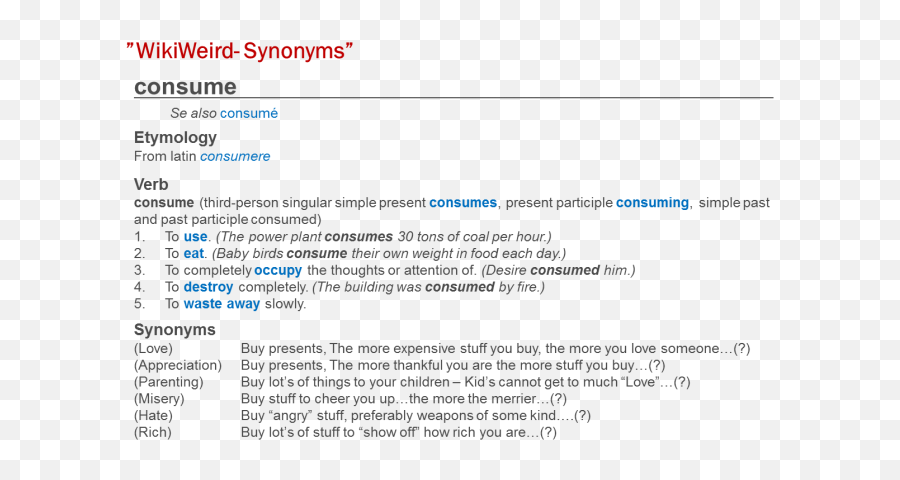Is Not A Synonym For - Consume Synonym Png,Synonym For Transparent