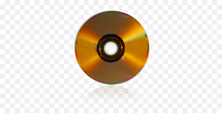 Golden - Cd Gold Sputtered Golden Cd Png,Cd Png