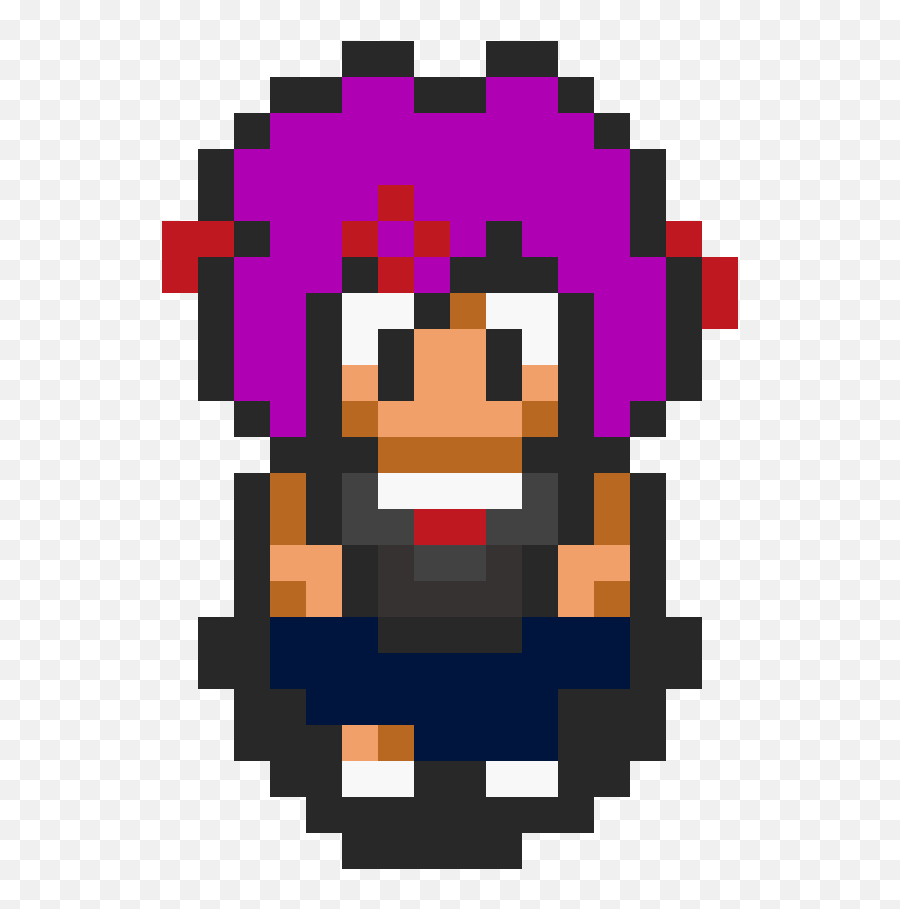 Edited Mediaan Alttp - Style Sprite Of Natsuki I Think Tf2 Demoman Pixel Art Png,Natsuki Transparent