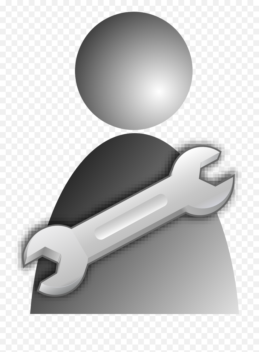 Handyman Wrench Workman - Free Vector Graphic On Pixabay Png,Handyman Logo Black And White