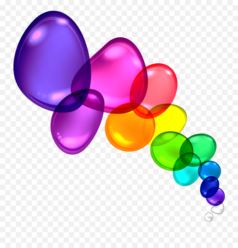 Crystal Balloon Balloons Bubble Glass Colorful Water Png