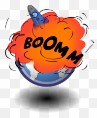 Download Clipart Rocket Explosion Png Images