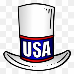 Patriotic Usa Top Hat Clip Art Freeartcocom - Transparent American png