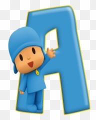 Download Alfabeto Decorativo Pocoyo Png - Letras De Pocoyo Tv,Pocoyo Png