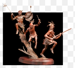 The Romans Of West Bronze Sculpture By Jud Hartmann Png
