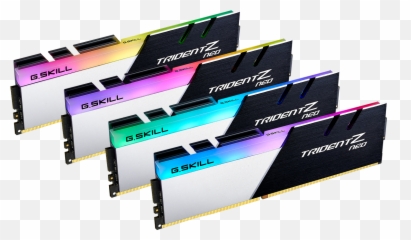 Gskill Updates Trident Z Neo Ddr4 Specs Up To - 4000 Trident Z Neo Png,Neo Png
