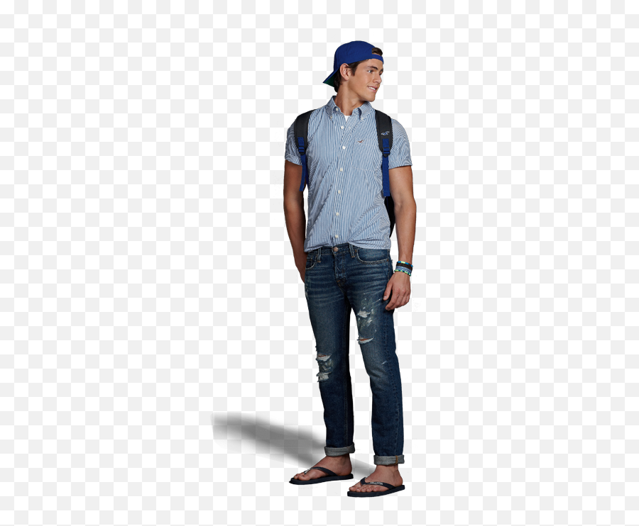 Dudes California Icon Summer Hollistercocom - Standing Png,Male Fashion Icon