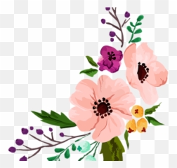 Vintage Flower Clipart Dainty - Art png