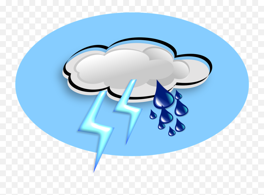 Thunderstorm Weather Icon - Language Png,Weather Icon Images