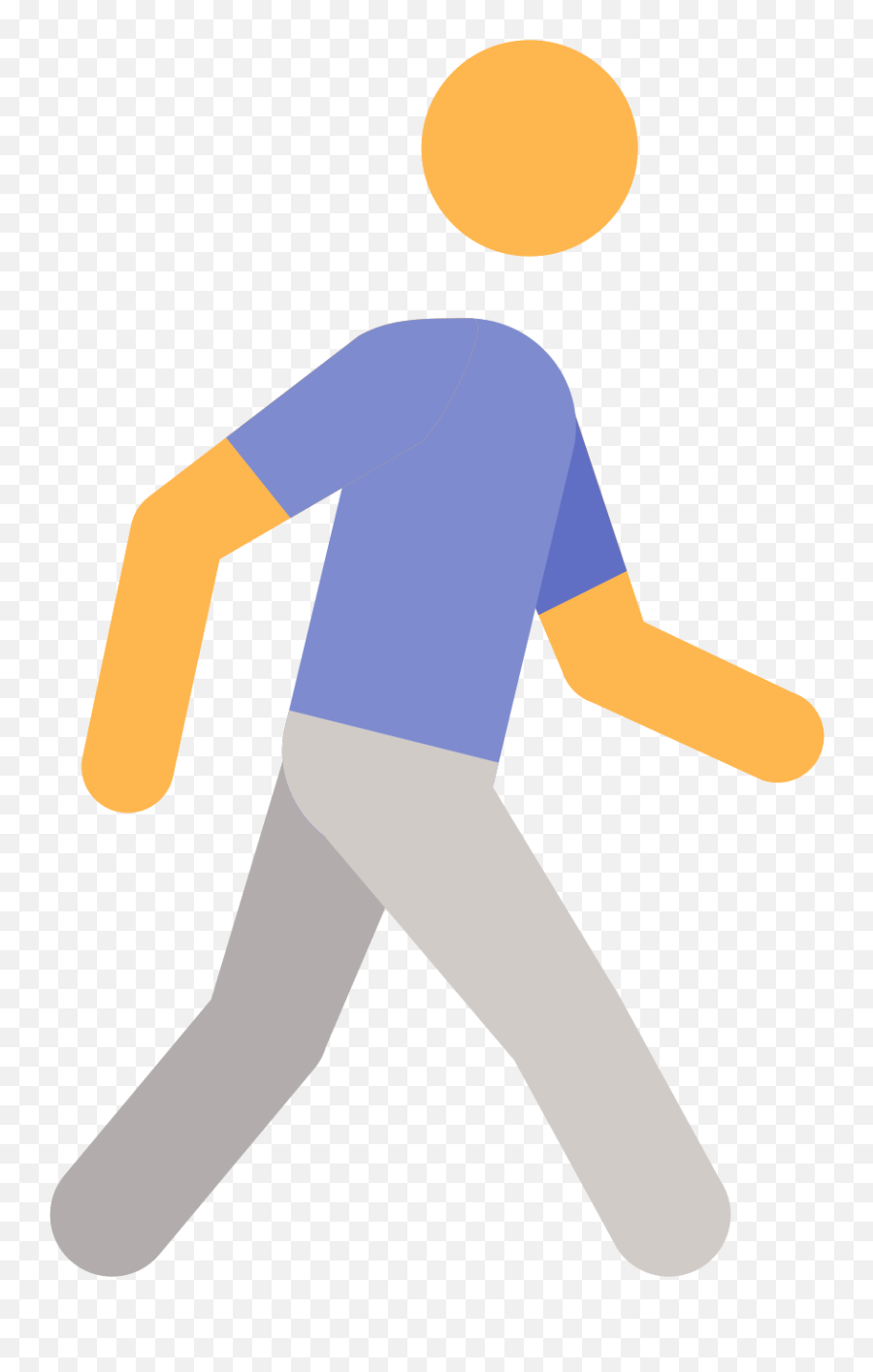 Walking Icon Color Png Image With No - Walking Icon Transparent Background,Icon For Person
