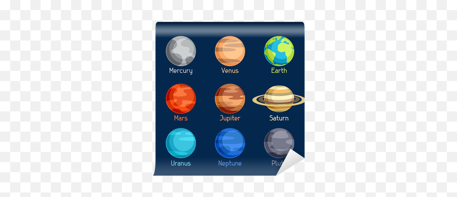 Cosmic Icon Set Of Planets Solar System - Planet Solar System Drawings Png,Planet Icon Set