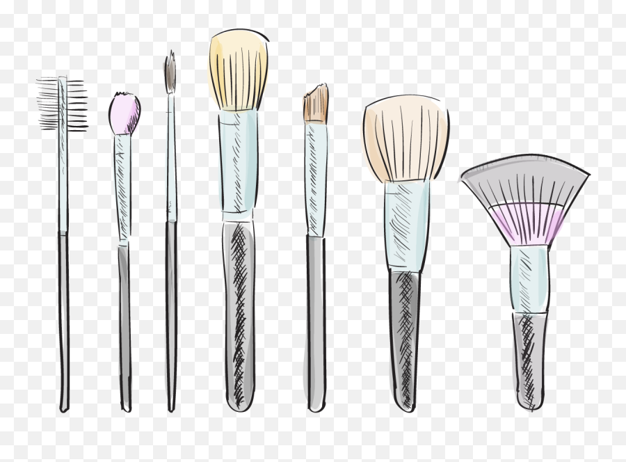 Drawing Makeup Transparent U0026 Png Clipart Free Download - Ywd Drawing Of A Makeup Brush,Makeup Transparent Background