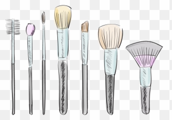 Drawing Makeup Transparent U0026 Png Clipart Free Download - Ywd Drawing Of A Makeup Brush,Makeup Transparent Background