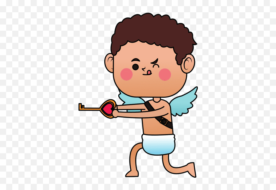 Baby Cupid Cartoon Icon - Niño Con Una Lira Png,Cupid Icon