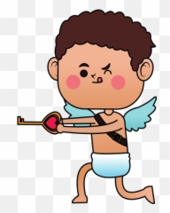 Baby Cupid Cartoon Icon - Niño Con Una Lira png