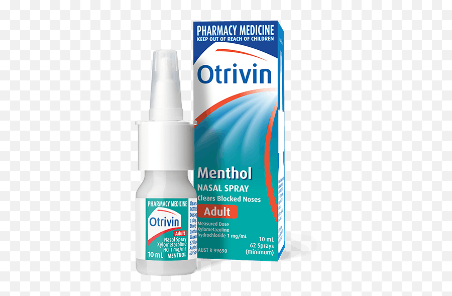 Otrivin Menthol Nasal Spray Australia - Otrivin Png,Nose Transparent