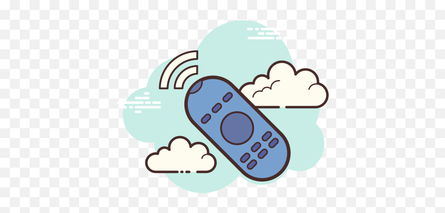 Remote Control Icon In Cloud Style - Icon Cute Png,Fob Icon