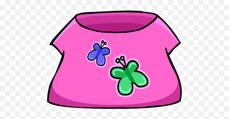 Butterfly T - Shirt Clothing Icon Id 203 Club Penguin Id Club Penguin Clothes T Shirt Png,Colorful Butterfly Icon