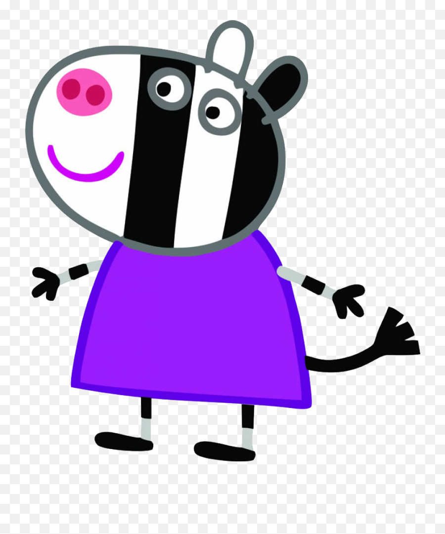 Cartoon Characters Peppa Pig Png Pack - Zoe Zebra Peppa Pig,Peppa Pig Png -  free transparent png images 