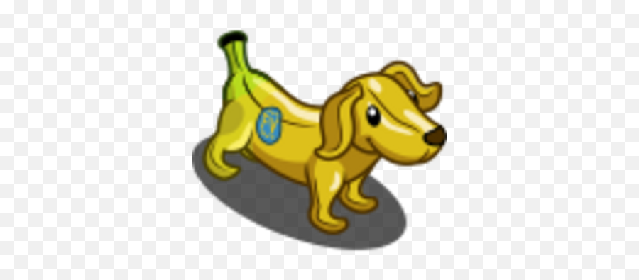 Banana Dachshund Farmville Wiki Fandom - Animal Figure Png,Dachshund Icon