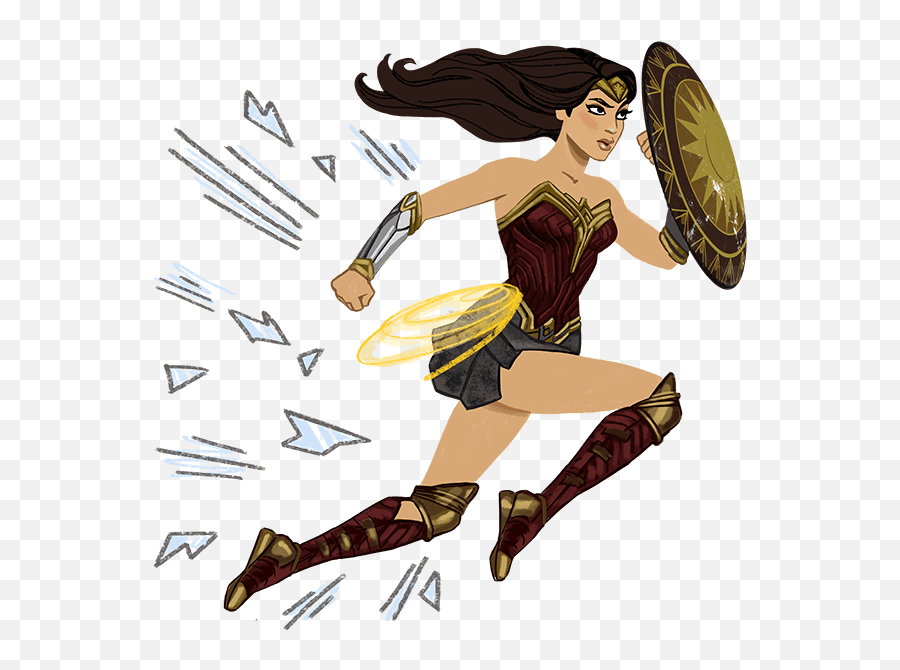 Wonder Woman By Bare Tree Media Inc - Wonder Woman Sticker Png,Wonder Woman Buddy Icon