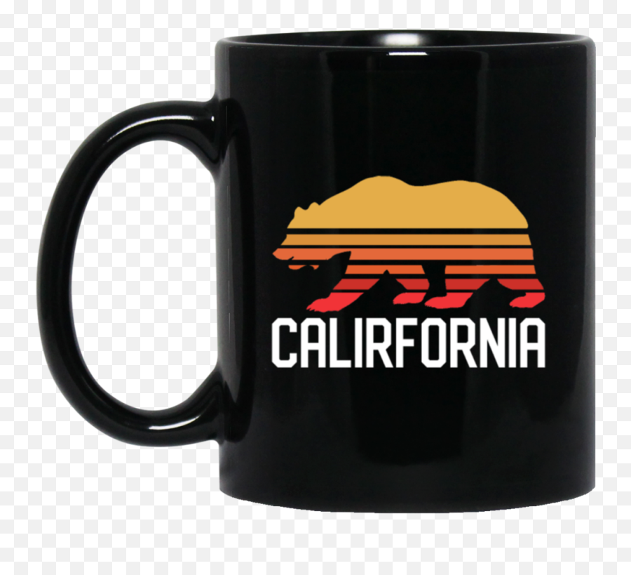 Download Retro California Bear Coffee - Mug Png,California Bear Png