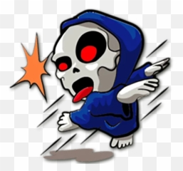 Telegram Sticker 30 From Collection Grim Reaper - Cartoon Png,Grim Reaper Transparent