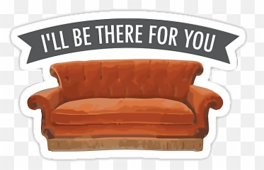 Transparent Friends Couch Clipart - Friends Tv Show Png,Couch Transparent Background