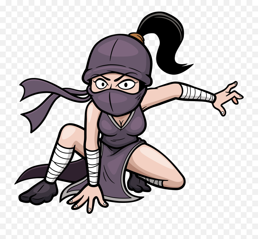 Ninja Girls Drawing - Ninja Png Download 31982823 Free,Ninja Png