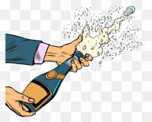 Pop Champagne Bottles While Facing - Opening Gif png