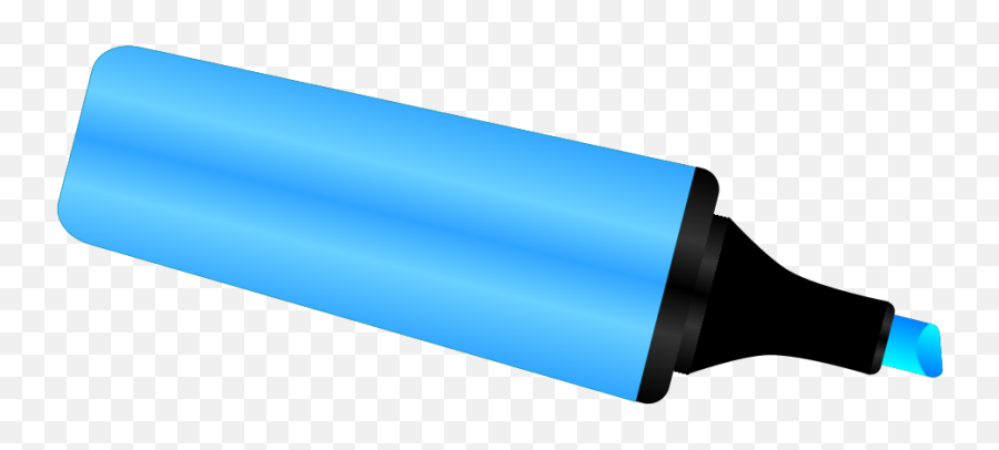 Blue Highlighter Marker Png Svg Clip Art For Web - Download Blue Highlighter Png,Highlighter Png