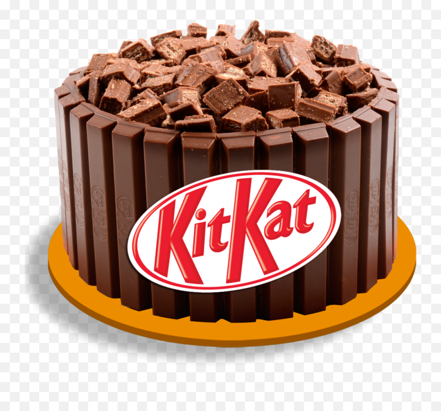 Send To Kitkat Chocolate Cake And Evergreen Wishes - Chocolate 2 Pound Cake Png,Kitkat Png