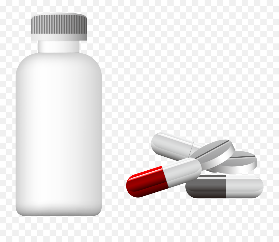 Dietary Supplement Capsule Bottle - Plastic Bottle Png,Pill Bottle Transparent Background