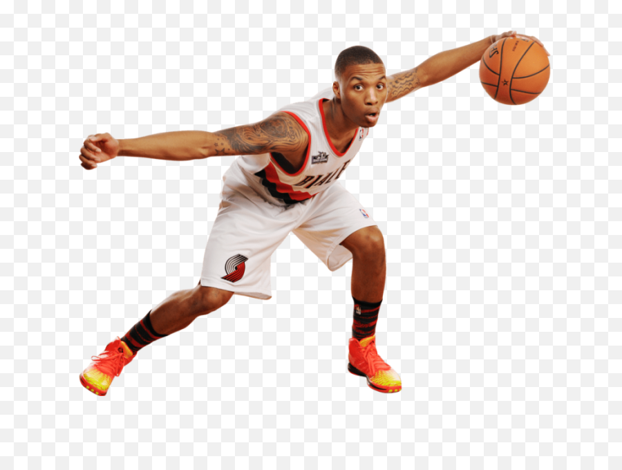 Basket Ball Player - Damian Lillard Transparent Png,Basketball Player Png