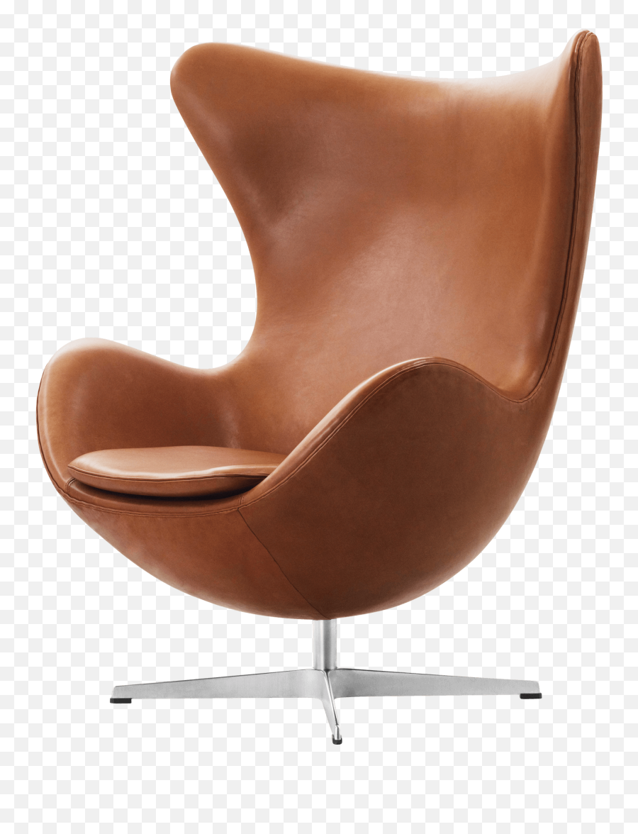 Egg Easy Chair Leather - Arne Jacobsen Ægget Læder Png,Office Chair Png