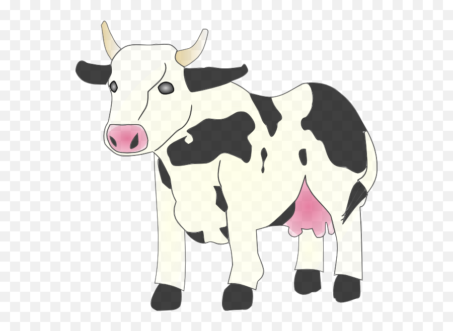 Cow Clipart With Transparent Background Free - Clipartbarn Cow Clip Art Png,Cow Transparent Background