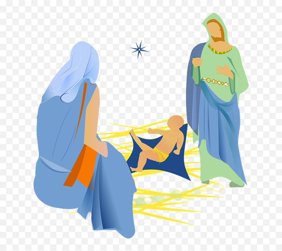 Bible Christian Christmas - Jesus Mary And Joseph Png,Bible Vector Png