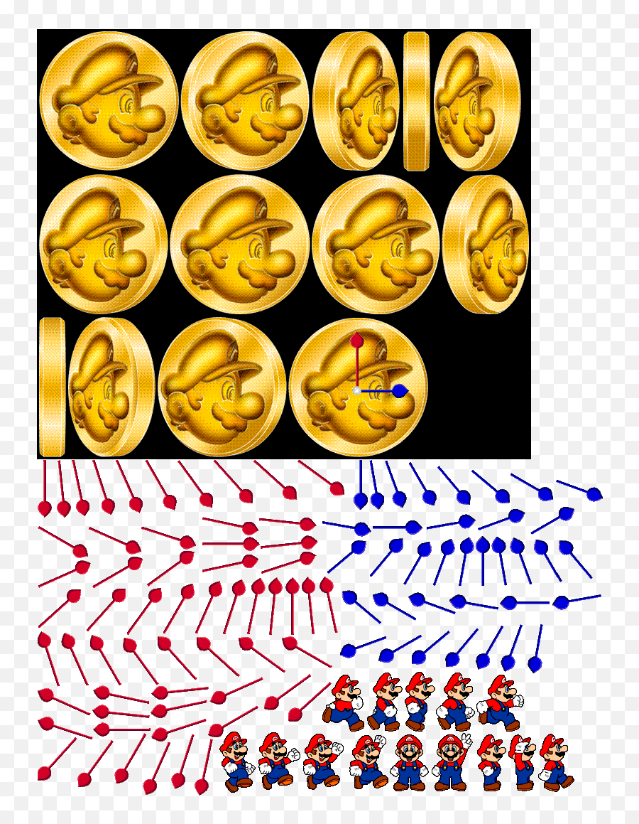 Pc Computer - Super Mario Collection Screen Saver Coin Gold Png,Mario Coin Png