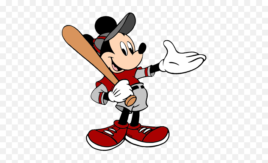 Baseball Clipart Transparent - Clipartix Mickey Mouse Playing Baseball Png,Baseball Png Transparent