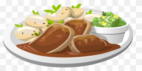 Free Food Cliparts Transparent - Plate Of Png