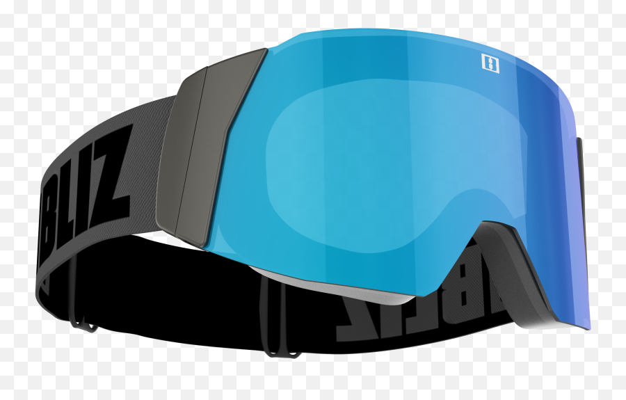 Bliz Air Ski Goggles - Black Smoke With Blue Multi Cat3 Bliz Air Goggles One Size Png,Black Smoke Transparent