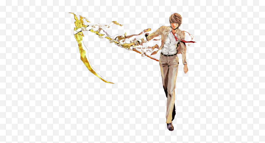 Whatu0027s You Top 10 Favorite Anime Charaters - Death Note Light Yagami Full Body Png,Light Yagami Png