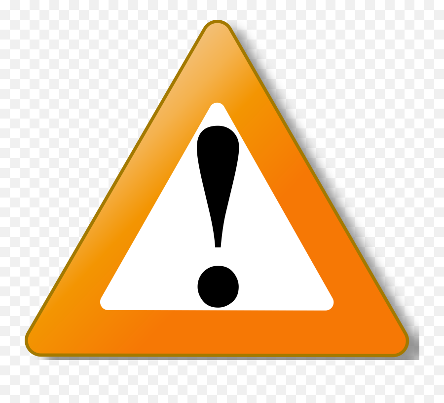 Ambox Warning Orange - Hazards Clipart Png,Hazard Sign Png