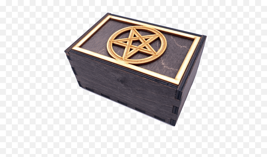 Pentacle Tarot Box - Wood Png,Pentacle Transparent