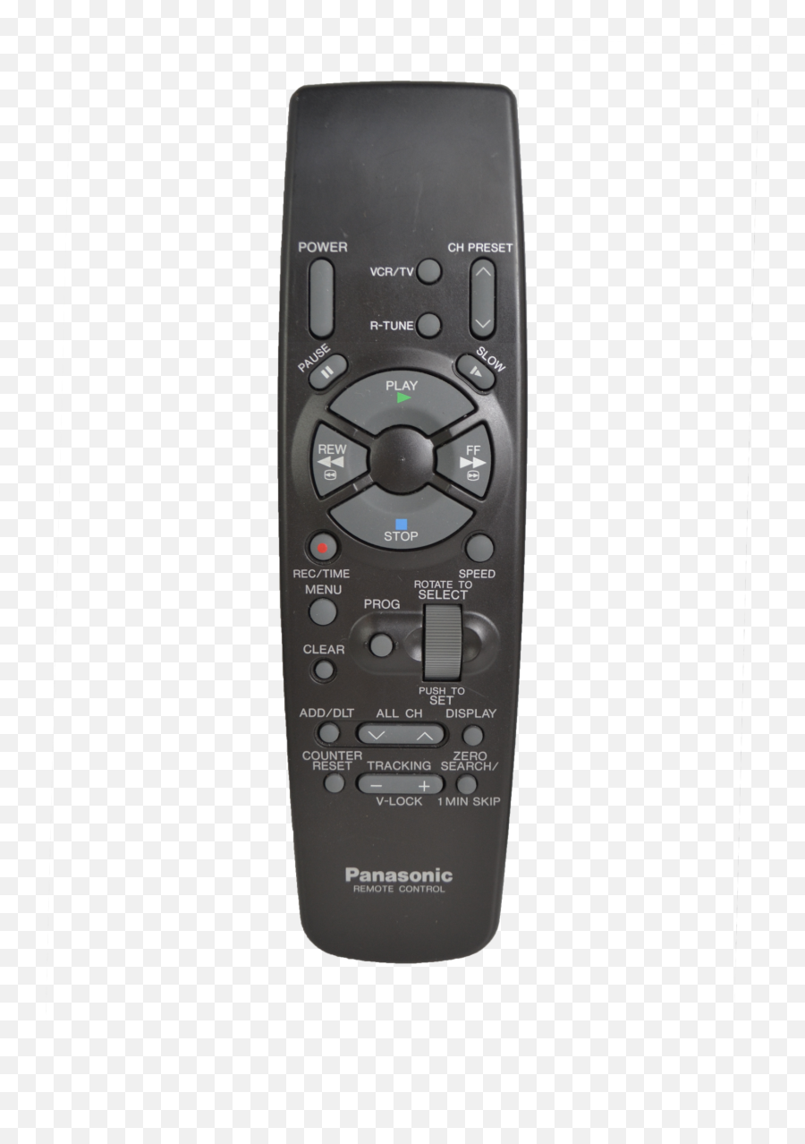 Panasonic Vsqs1337 Vcr Vhs Player Remote Control For Ag - 1290 Electronics Png,Vhs Play Png