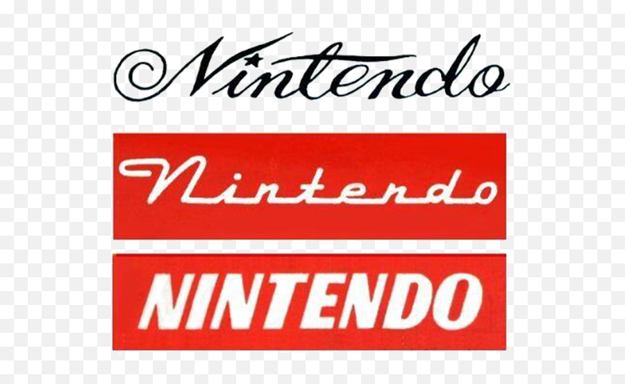 Vintage Nintendo Logos From The 1960s - Nintendo 1960 Png,Nintendo Logo Transparent