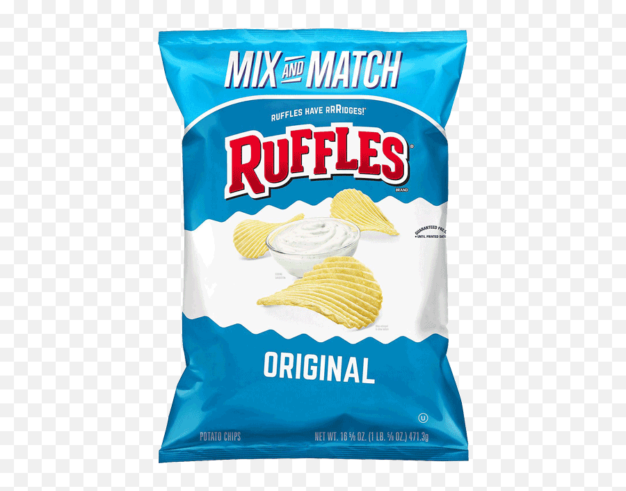 Ruffles Original Potato Chips - Potato Chip Png,Ruffles Png