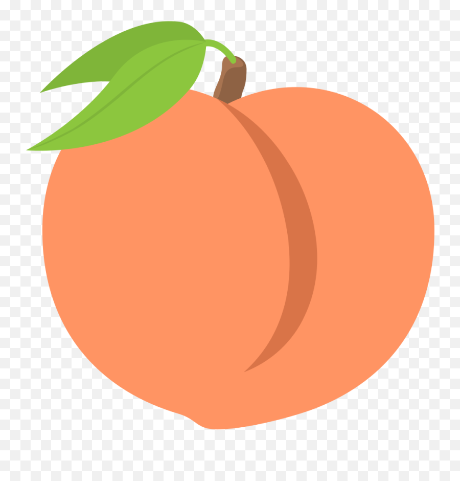 Outline Of Peaches - Transparent Transparent Background Peach Emoji Png,Peach Png