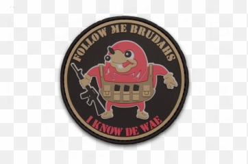 Pvc Patch Ugandan Knuckles - Big Red Machine png