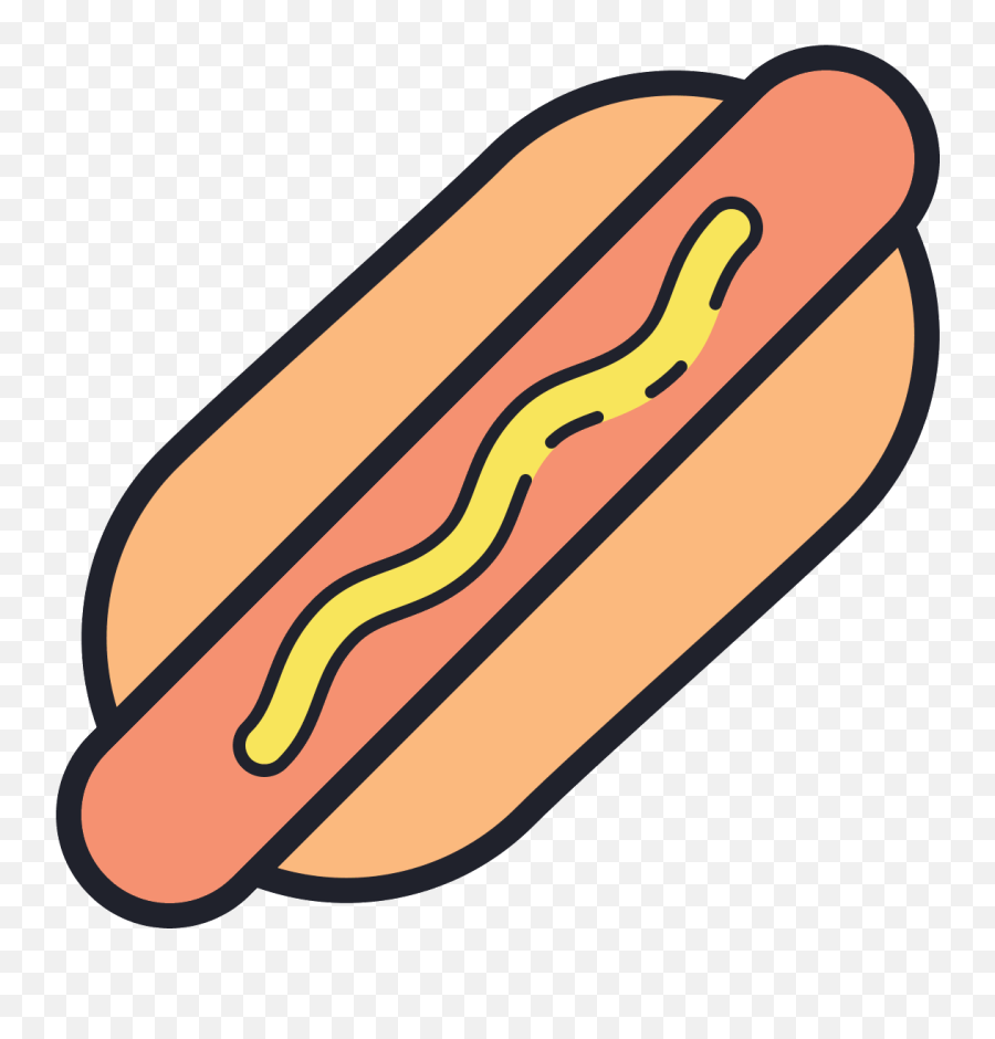 Download Hot Dog Icon - Hot Dog Icon Png,Hot Dog Transparent Background
